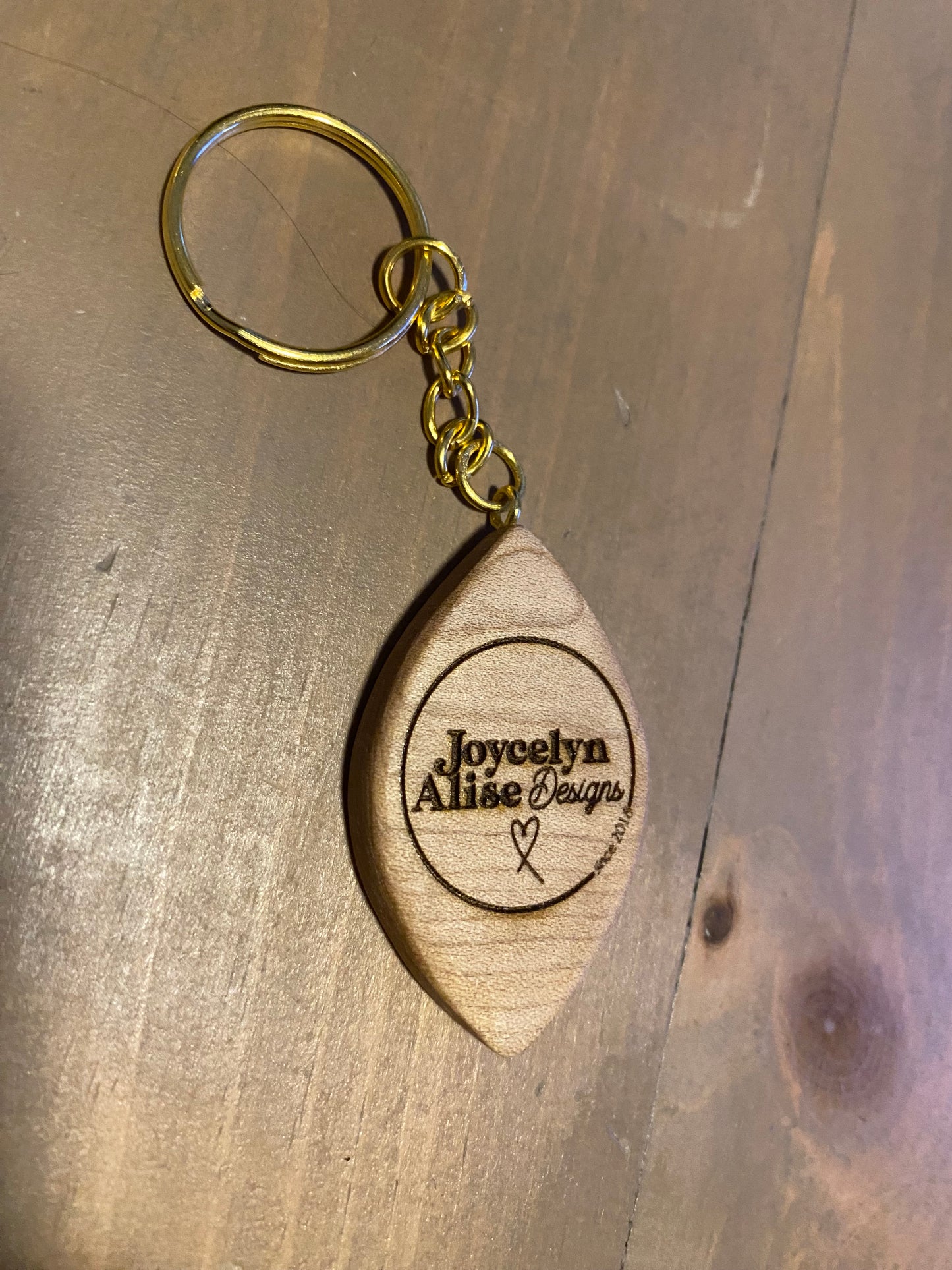 Zodiac sign keychains, solid maple