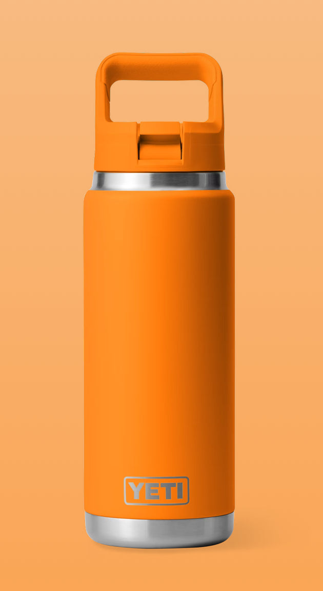 26oz Customized Yeti Bottle with Colour-Matched Straw Cap