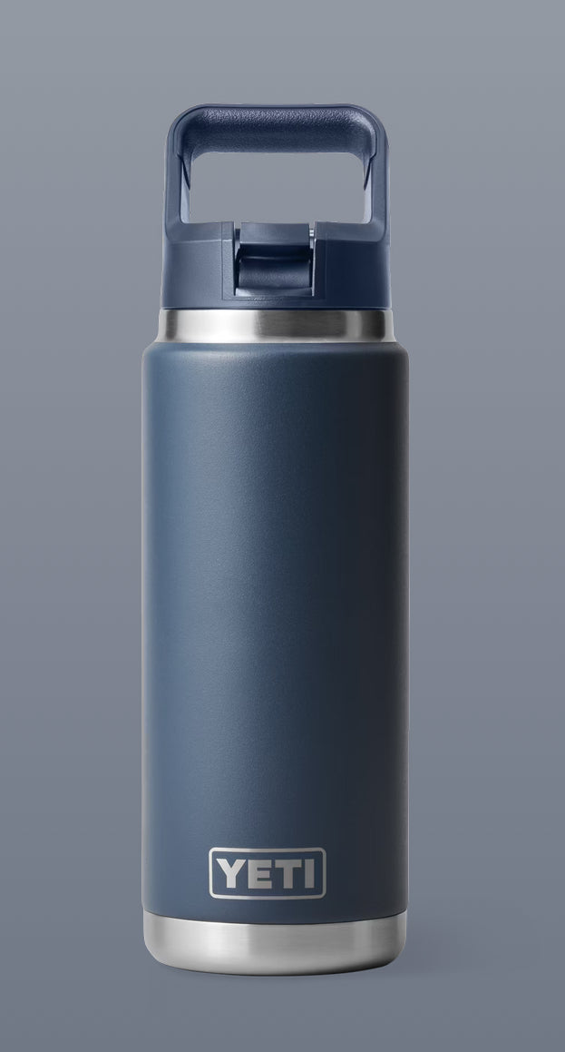 26oz Customized Yeti Bottle with Colour-Matched Straw Cap
