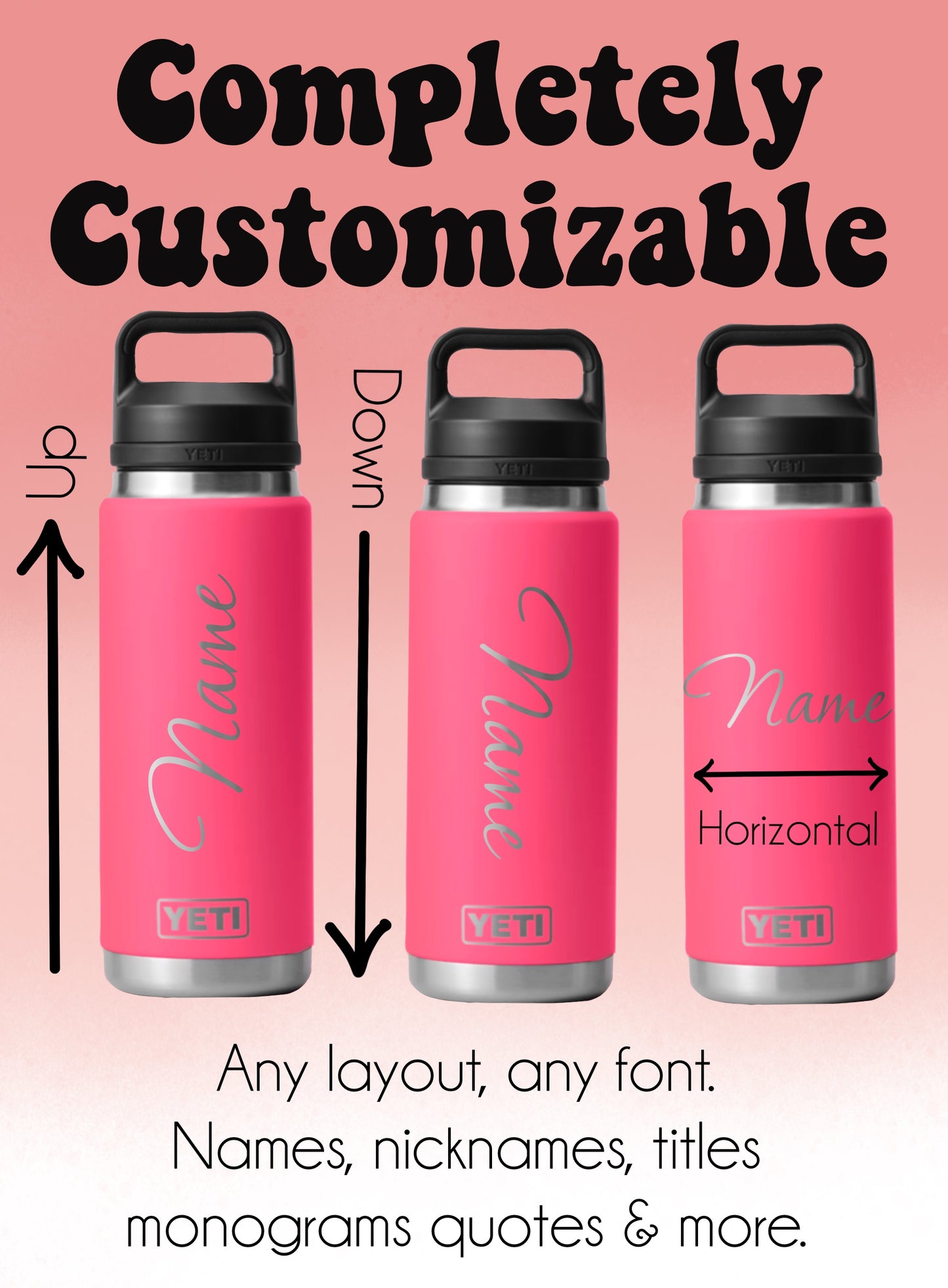 42oz Customized Yeti Straw Mug