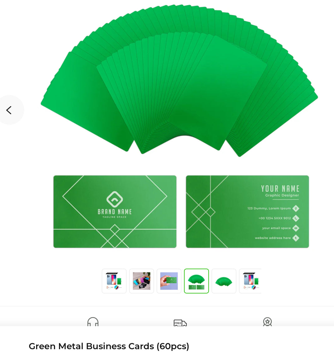 Aluminum Business Cards-multiple colours!