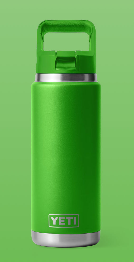 26oz Customized Yeti Bottle with Colour-Matched Straw Cap
