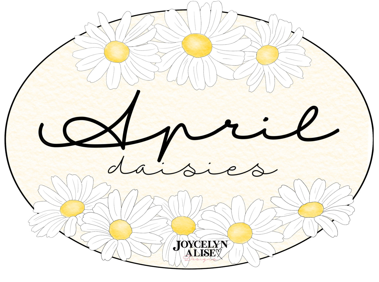 April daisies scroll saw template