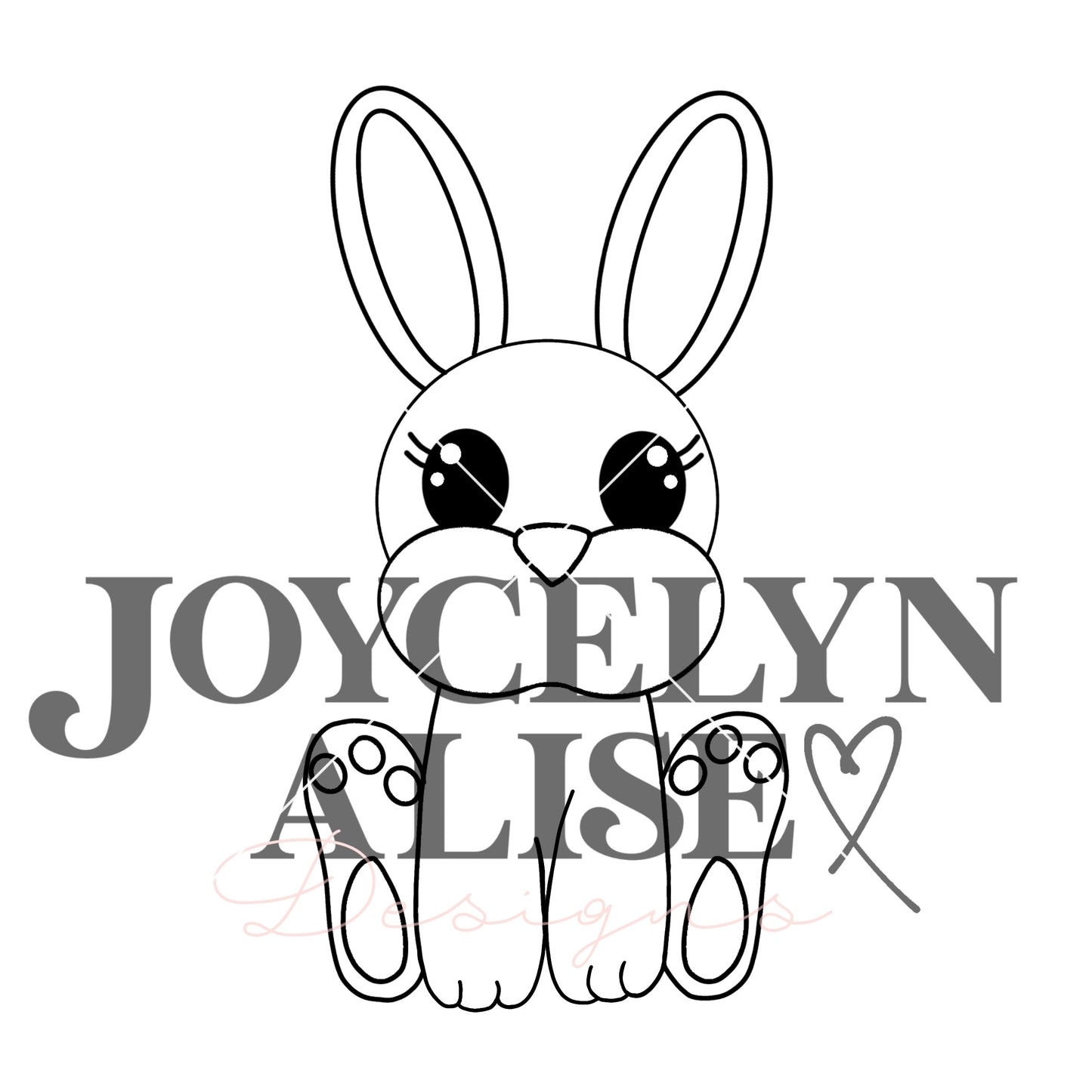 Bunny scroll template