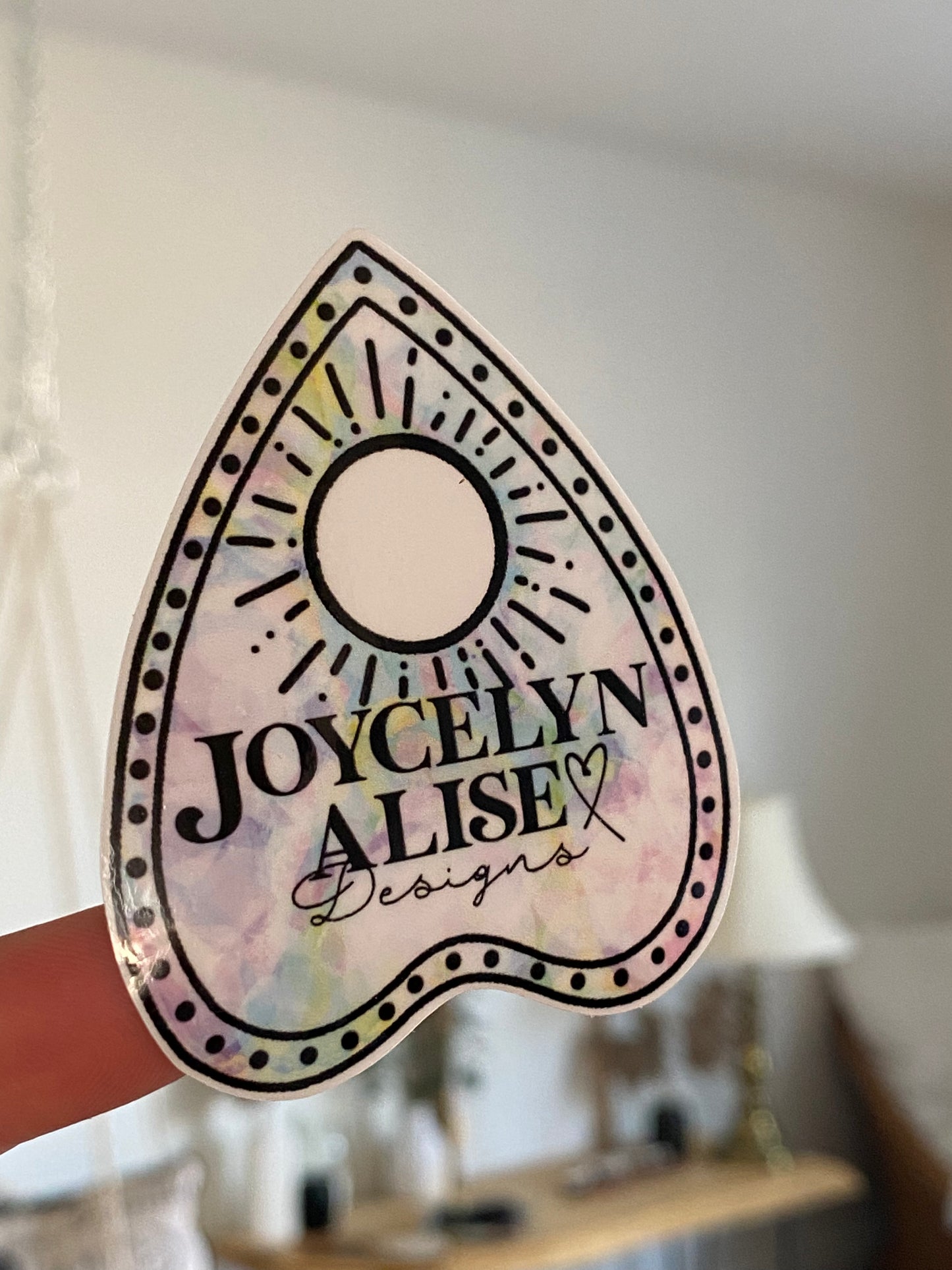 JA Planchette logo sticker