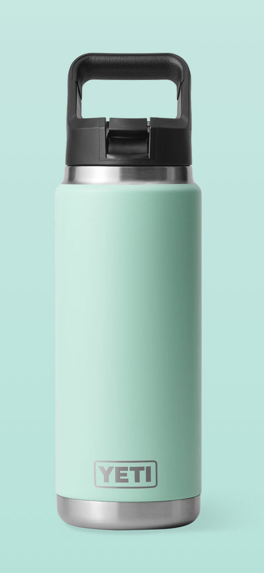 26oz Customized Yeti Bottle with Colour-Matched Straw Cap