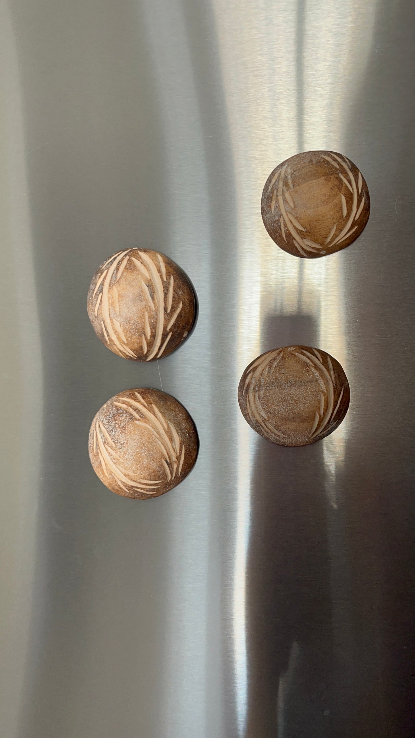 Sourdough Bread Magnets-Hand Carved Maple, Limited Run