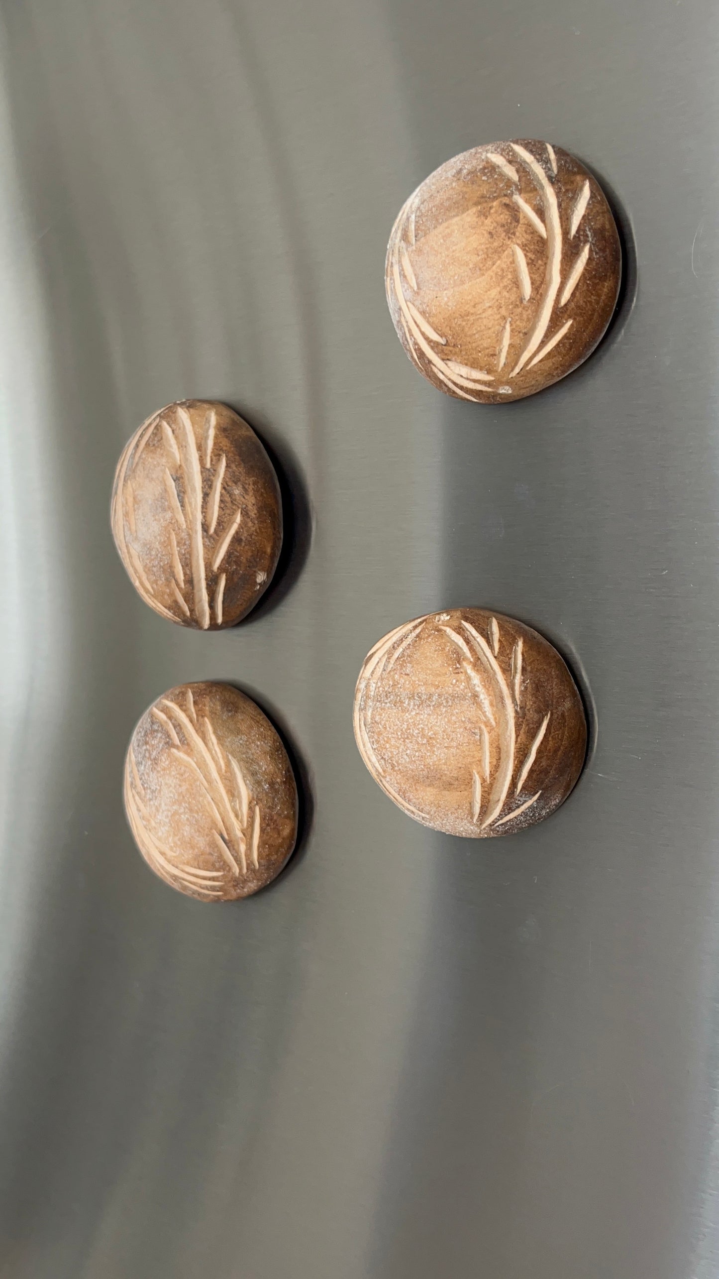Sourdough Bread Magnets-Hand Carved Maple, Limited Run