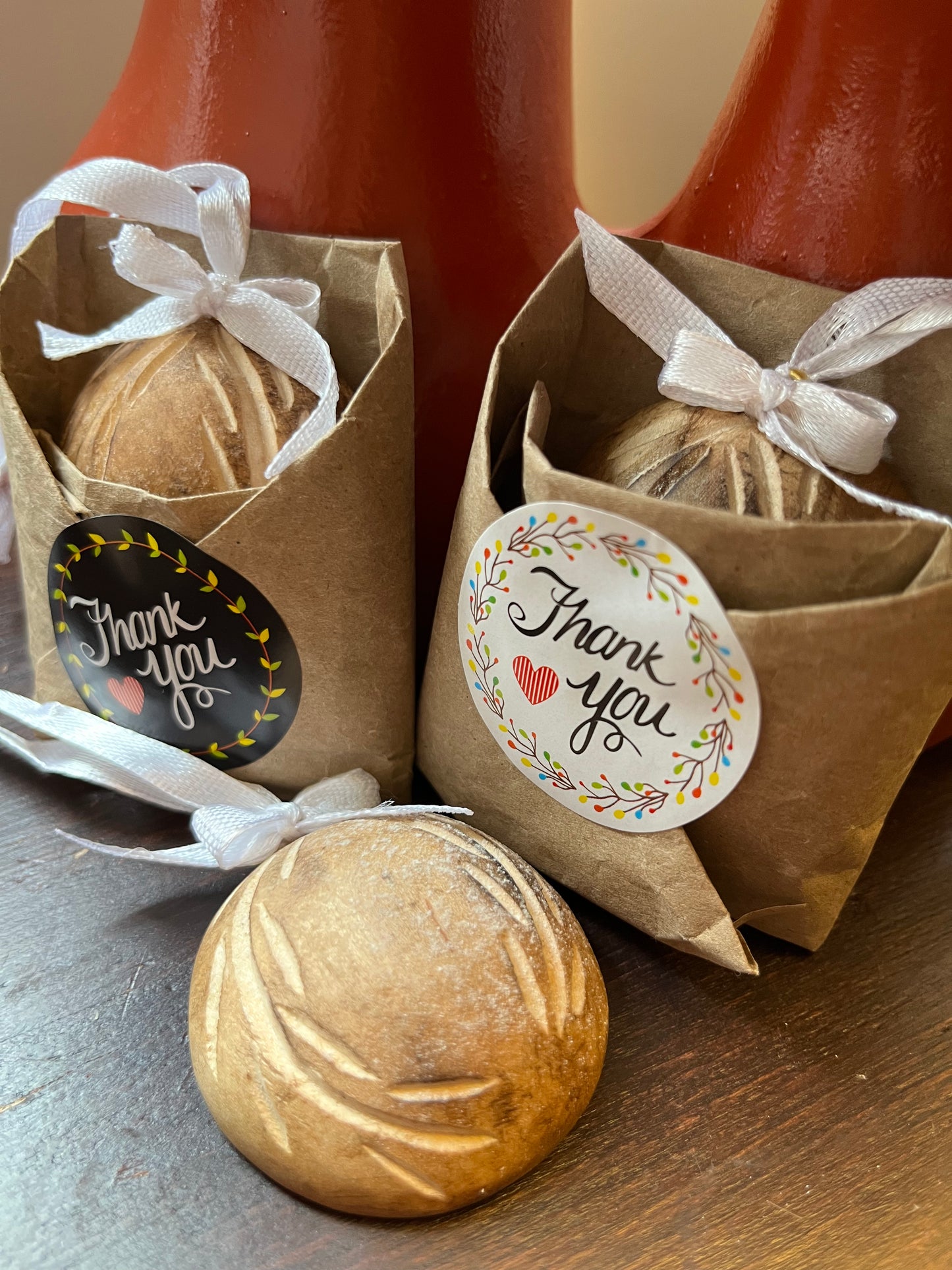 Sourdough Bread Ornaments-Hand Carved Maple Christmas Decor