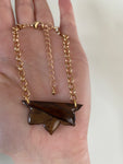 Roasted ash flower necklace ✨newbies!