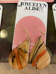 Spalted beech + epoxy earrings