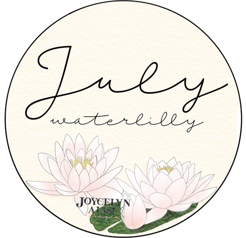 July water lily scroll saw template