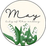 May lily of the valley scroll saw template
