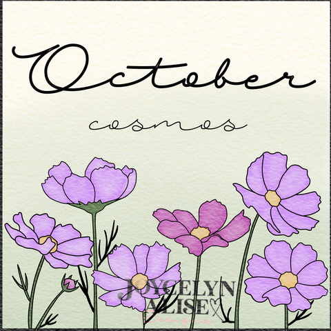 October cosmos scroll saw template